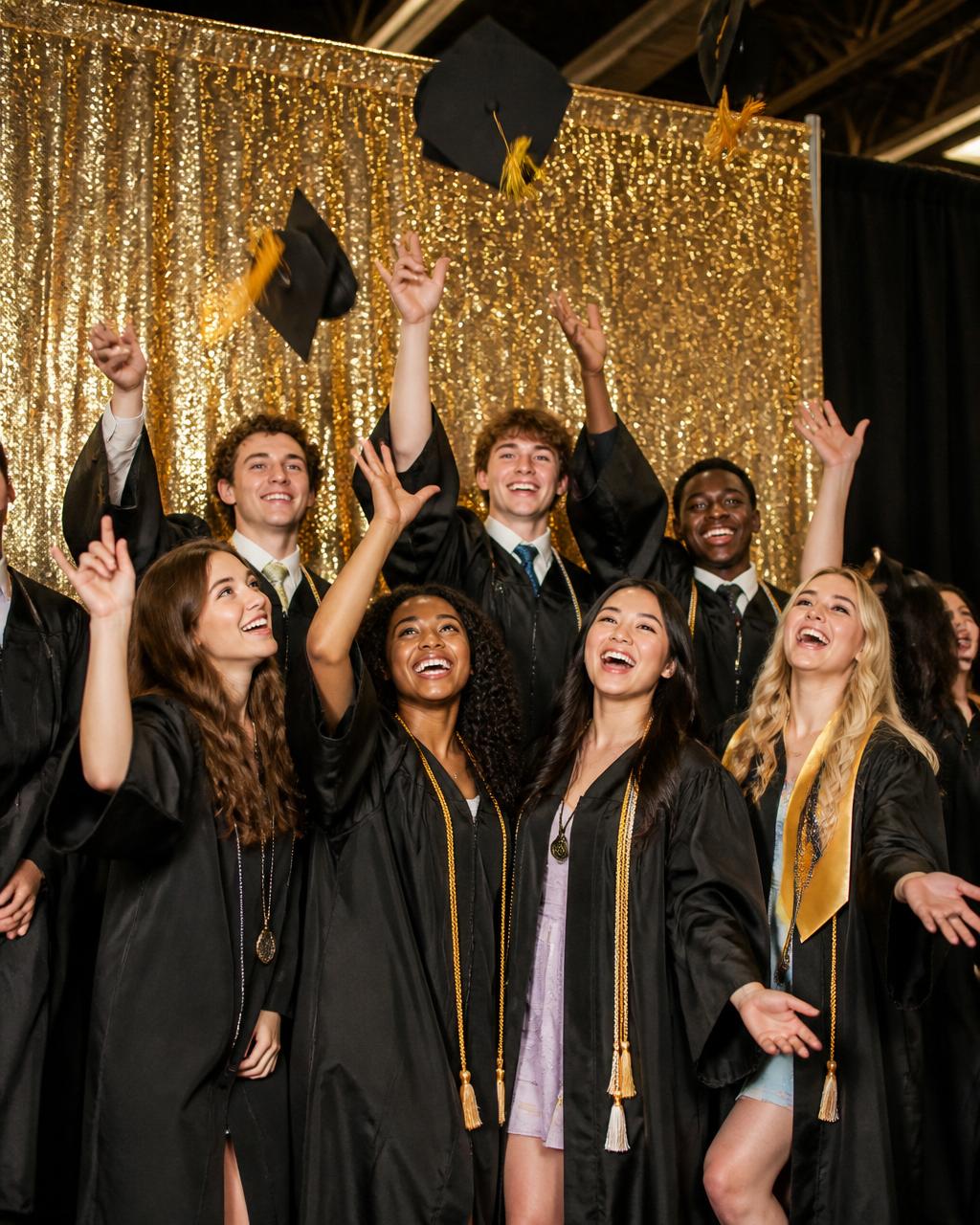 Grad Parties featuring Vibe Haus photo booth, backdrop, and velvet ropes